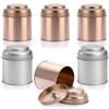 Titanium Alloy Tea Can Travel Portable Sealed Jar Metal Mini Storage Box Nut Candy Jar Food Storage Container Art Decor Supplies