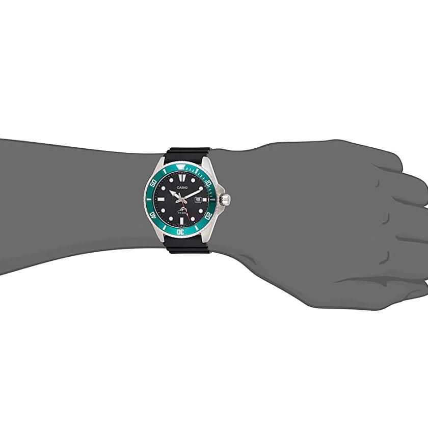 Casio Men Standard Series Black Watch MDV-106B-1A3VCF