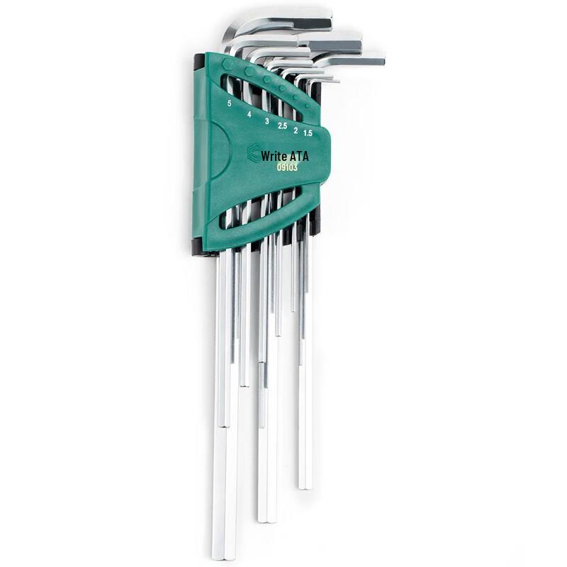 SATA 09103 Extra Long Metric Hex Key Wrench Set