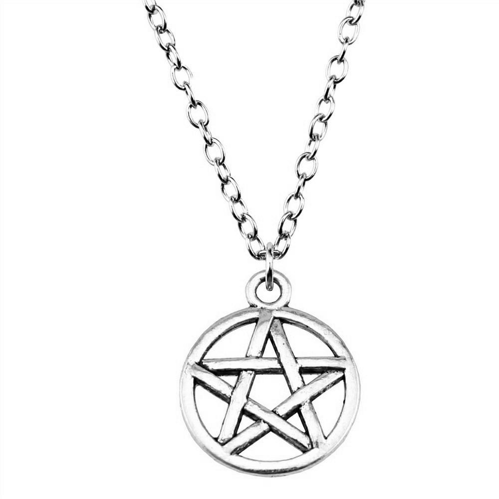 Hollow Charm Star Necklace Minimalist Geometric Pendant Celestial Aesthetic Jewelry 43cm Chain