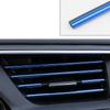 10pcs Car Air Conditioner Decoration Strip U Shape Decorative Clips Car Interior Strip for Dashboard Air Conditioning Vents
