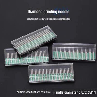 30-Piece Diamond Grinding and Polishing Set, 2.35MM Electric Grinding Heads for Nails