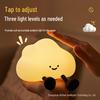 Cloud Silicone Night Light: Cute Bedside Lamp & Sleep Companion Gift for Kids