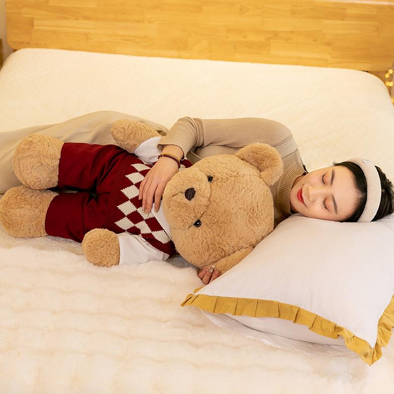 Cartoon Student Couple Bear Plush Toy Teddy Bear Doll Confess Bear Ornaments To Give Girlfriend Gift