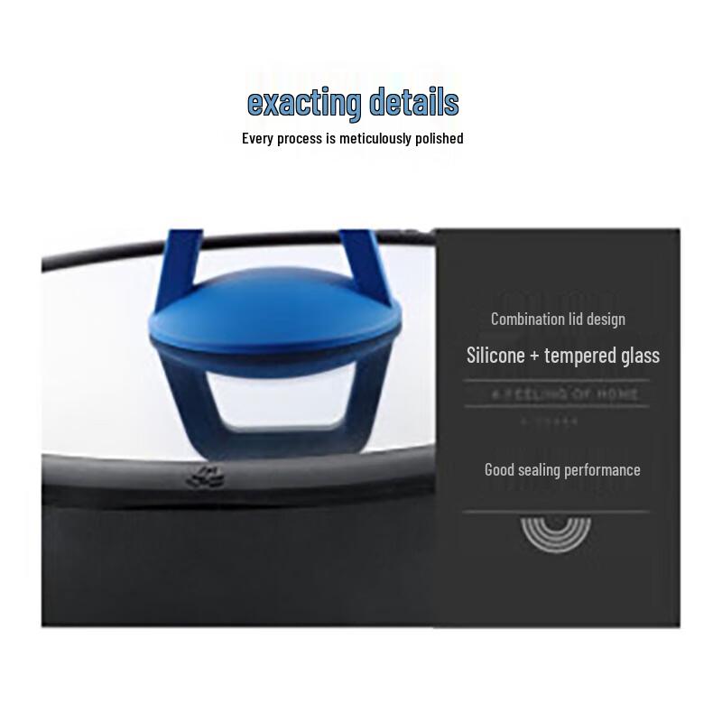 DESLON Blue Shark Non-stick Cookware Set