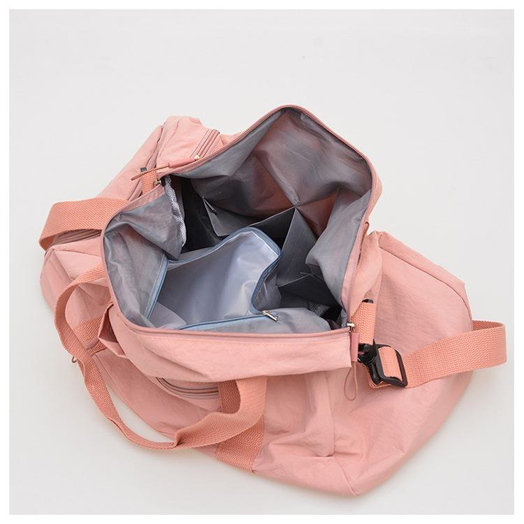 Fashionable Lightweight Gym Bag with Shoe Compartment – Large Capacity Crossbody and Handheld Travel Bag