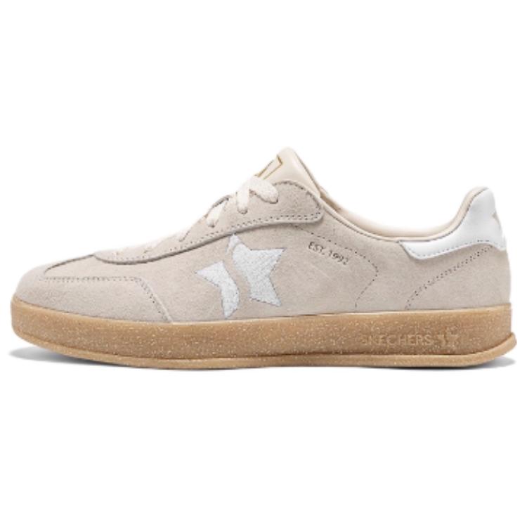Skechers Court Classics Удобные Универсальные Дышащие Низкие Кроссовки Женские кроссовки Цвет Off-White 185421-NAT 35