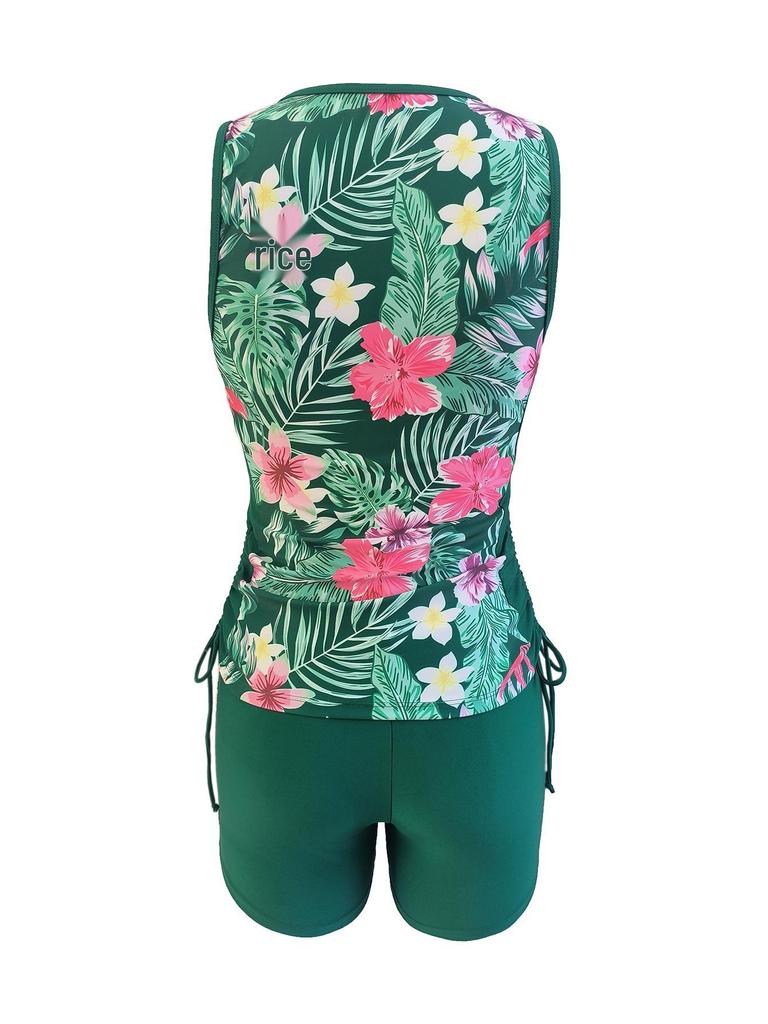 2024 European & American Plus Size Printed Bikini - Sexy Cross-Border Swimsuit