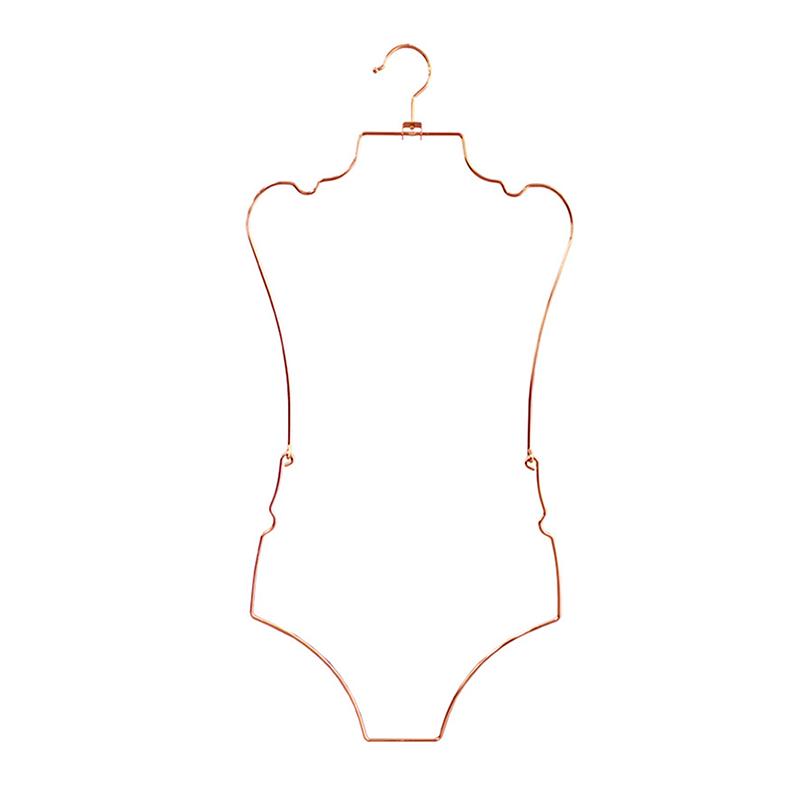 Body Shape Lingerie Hanger Foldable Durable Closet Organizer Swimsuit Hanger For Closet For Stores Boutiques Show Window Bedroom