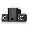D-202 Wired Speaker Combination Computer Speaker Bass Stereo Music Player Subwoofer Sound Box for Desktop Laptop Notebook Tablet