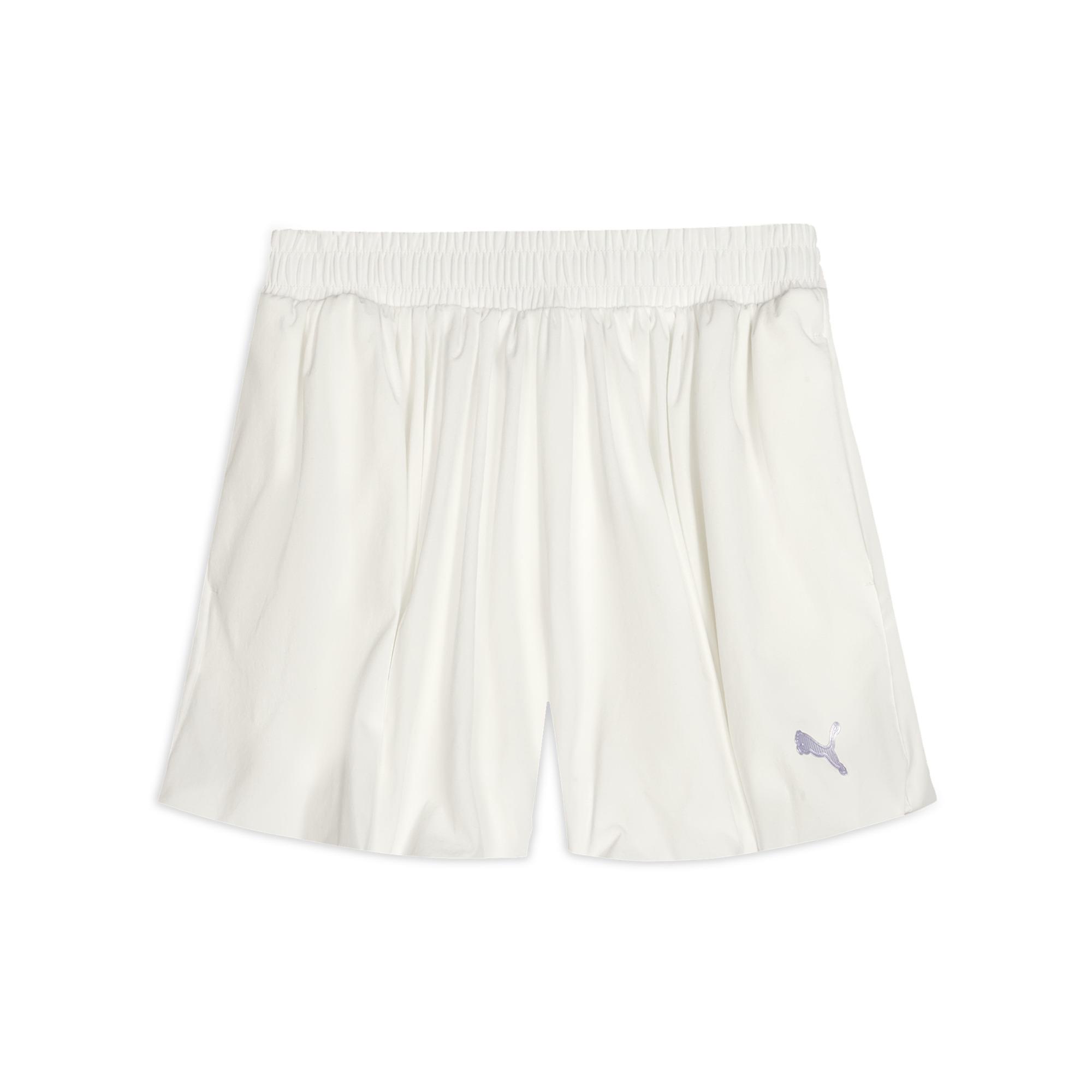 Puma Wiseaircon Bud Pantskirt G Logo Moisture-Wicking Quick-Dry Versatile Cool Casual Shorts Kids shorts White 950437-01 120
