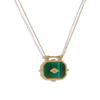 YACHAN Vintage Luxury Acrylic Charms Pendant Necklaces for Women Gold Plated Trendy Y2K Jewelry Waterproof