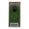 Soccer Field Bottle Opener with Cap Catcher Wood Iron Wall Mounted Beer Bottle Opener Wall Decor for Soccer Fans