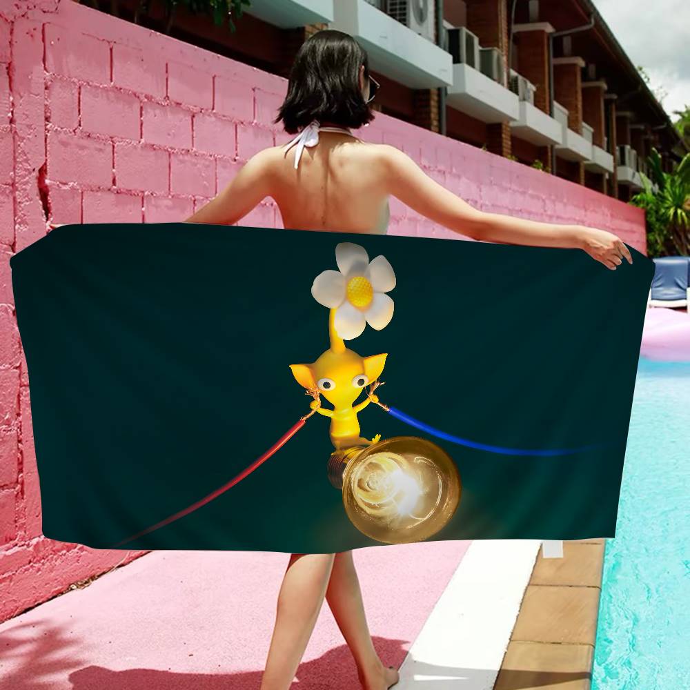 P-pikmin Game Big Microfiber Beach Towels Quick Dry Towel Sand Beach Towels Pool Towel For Travel Swim Pool Yoga