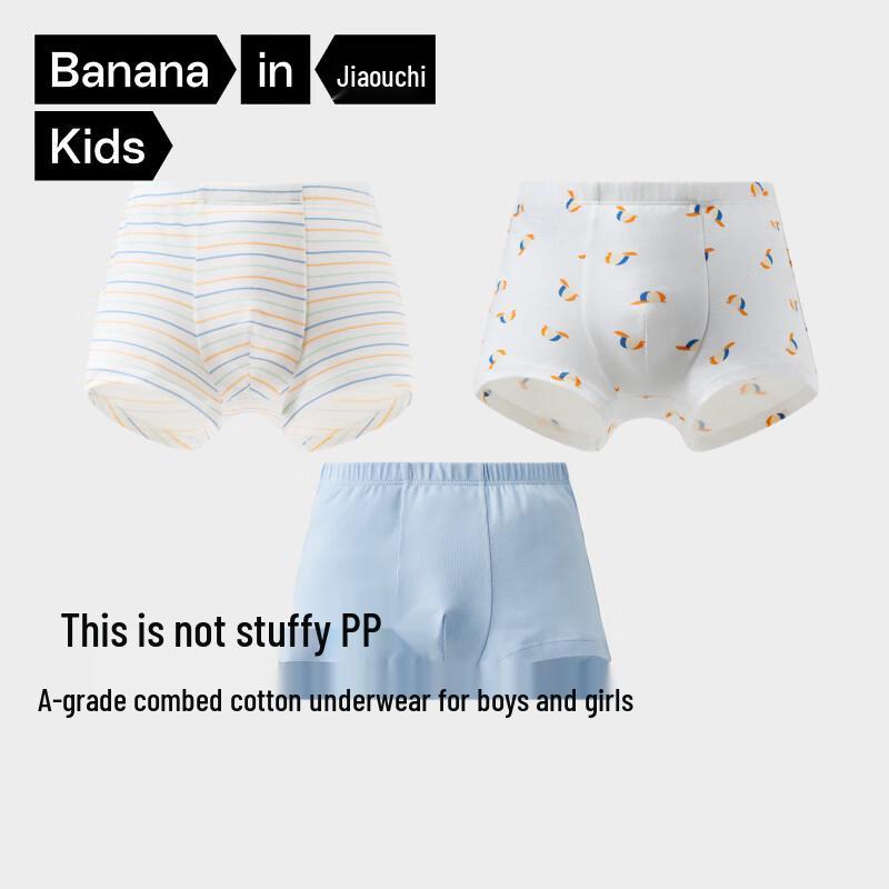 Bananain 301C Kids' Boxer Briefs & Briefs 3-Pack