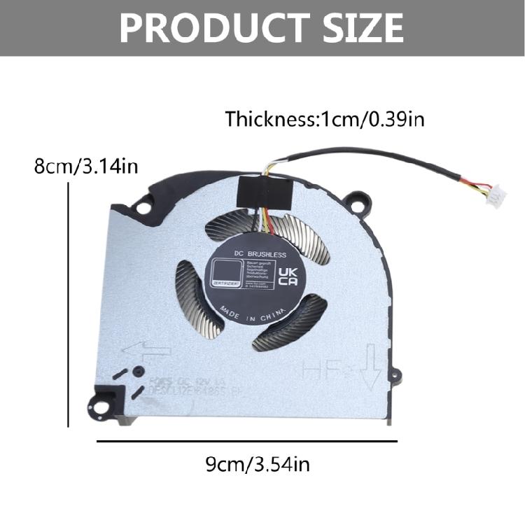 Laptop CPU GPU Cooling Fan for COLORFULB  X15AT / X15XS 22 / X17AT