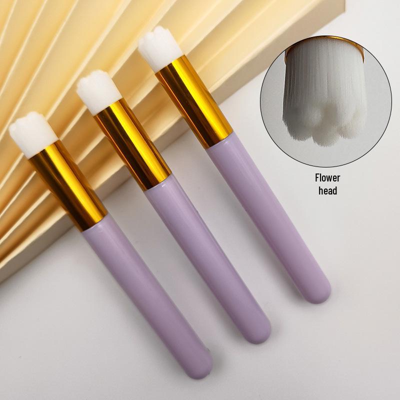 Angled Nose Shadow & Eyelash Cleaning Brush - Blackhead Remover, Makeup & Beauty Tool