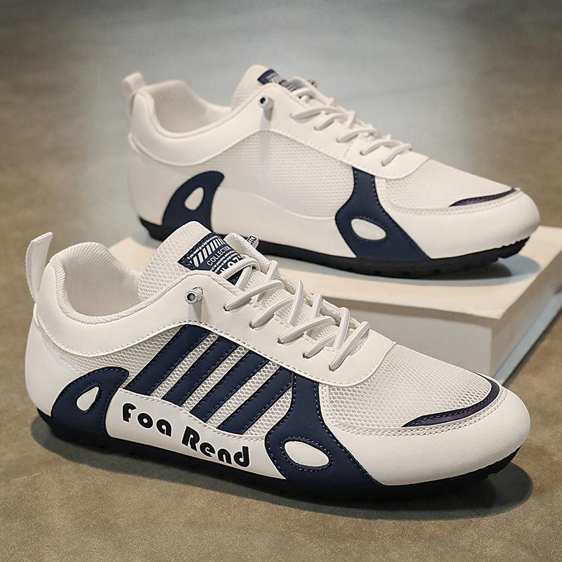 Men  Shoes Flat Bottomed Casual Sports Shoes Slip-on Skateboard Board Shoes Walking Travel Leisure Running Sneakers