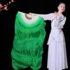120cm Length Dancing Fan Women Belly Gradient Color Dancer Practice Long Imitation Dance Props elly Dance Silk Fans Performance