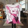 1 Manta de Franela con Estampado de Dibujos Animados, Alta Calidad, Cómoda para Todas las Estaciones, Decoración del Hogar, Calidez y Confort, Perfecta para Regalo de Navidad o Cumpleaños
