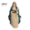 Religieuze Hars Ornamenten Jezus en Maagd Maria Lezen Boekenplank Beeldjes, Zittende Beelden, Christelijke Beelden voor Huisplank Decoratie, Katholieke Beelden