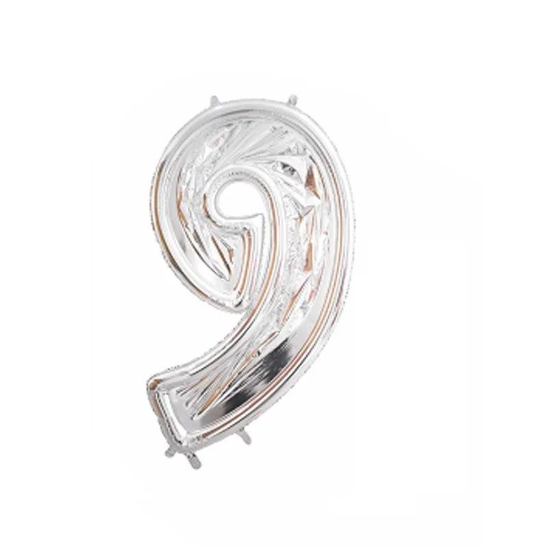 65Inch Giant Foil Number Balloon DIY Filling Frame Kids 1st Birthday Party Decoration Wedding Anniversary Supplies Mosaic Box