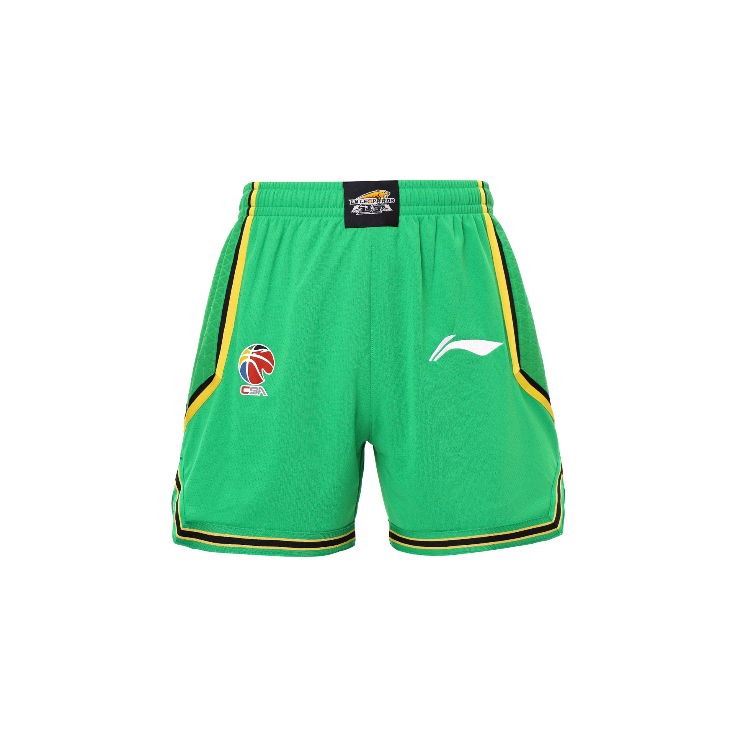 Li Ning CBA Basketball Shorts Men s Dark Green AAPS415-1 3XL