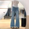 Women's Plus Size Summer Micro-Flare Jeans - Slimming Light-Colored Pear Shape Fit