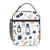 1 Piece For Students Food Container Pattern Portable Pocket Medical Zipper Closure Aluminum Foil Food Pouch For Travel