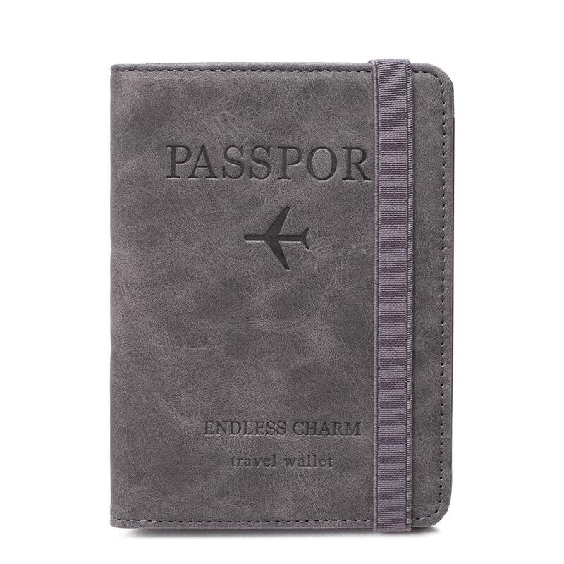 DCLOUD RFID Blocking Travel Passport Holder 2-Pack