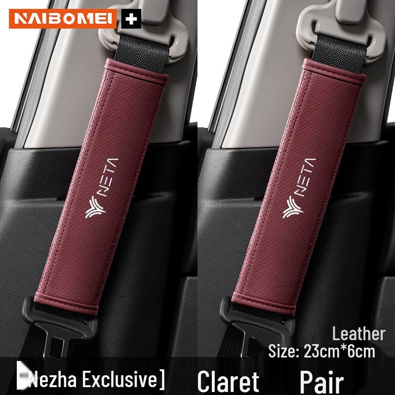 Nezha Car Seat Belt Shoulder Pad Protector for U/V/S N01/03E-TAKE Models - Interior Accessory