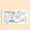 Beliebte Zeichenspielzeuge für Kinder Klebriges Malpapierrolle DIY Graffiti-Rolle Farbausfüllpapier Malen Pädagogisches Spielzeug für Mädchen Geschenk
