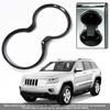 For Grand Cherokee 2011- Gear Shift Cup Holder Cover Trim Bezel Carbon Fiber