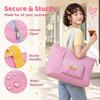 Cartoon Foldable Luggage Storage Bag Foldable Grocery Bag Reusable Shoulder Bag  Single Shoulder