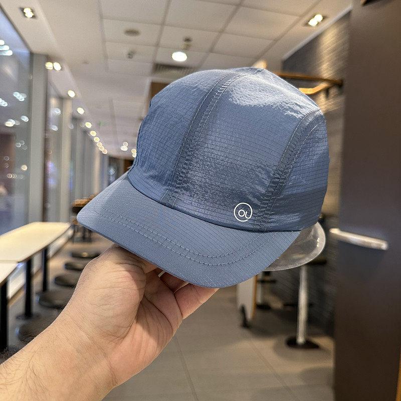 Small Letter Hot Stamping Simple Quick-drying Short-brimmed Cap Men's and Women's Summer Outdoor Light and Thin Sunscreen Baseball Cap