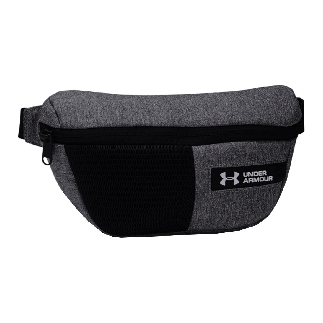 Under Armour Under Armour Polyester Polyamide Fanny Pack Regular Unisex Black Gray 1330979-040