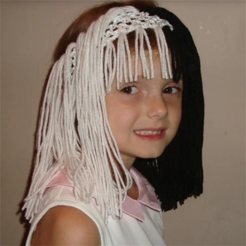 Nouă pălărie tricotată cu dungi pentru copii, cu culori blocate, toamnă și iarnă, pulover, pălărie caldă, eșarfă, pălărie, pălărie integrată