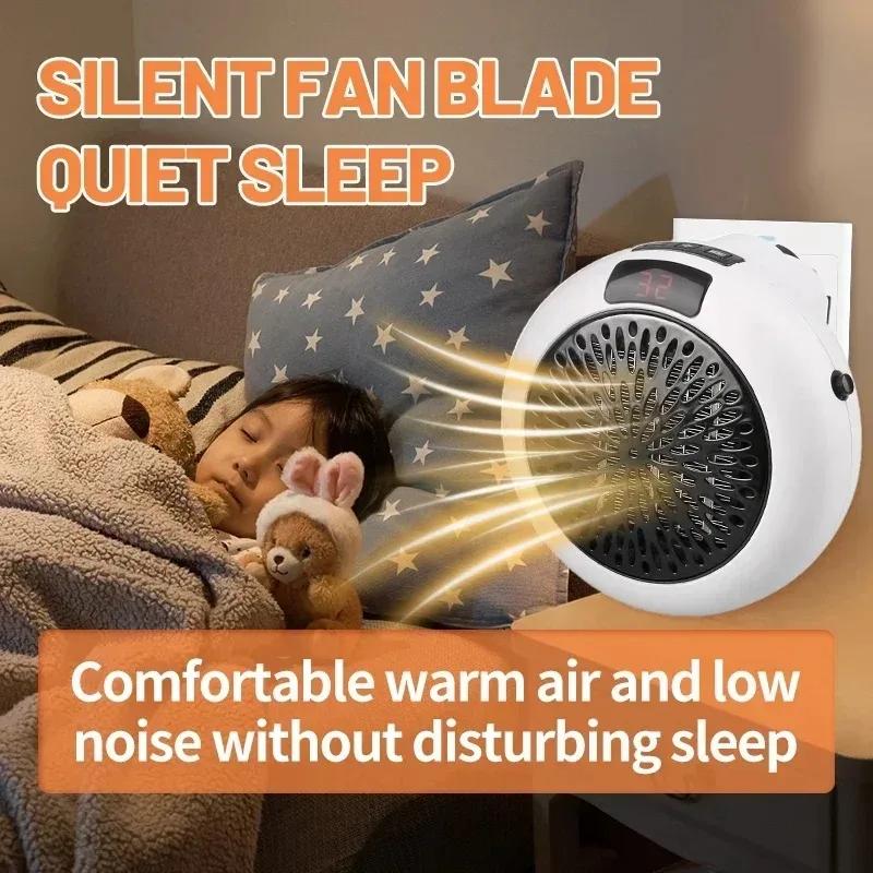 Xiaomi Mini Heater Winter Home Wall Mounted Desktop Dual-Purpose Silent Fast Heating Heater Electric Heater with LED Display and Timer