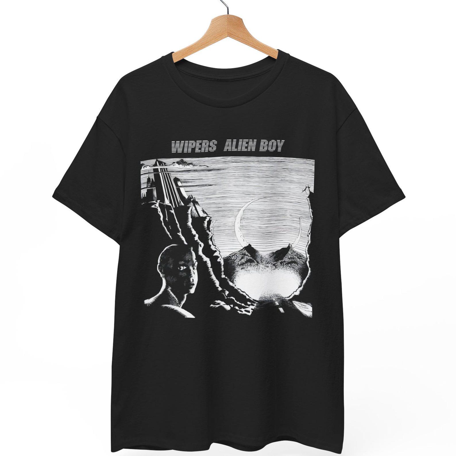 Wipers Alien Boy T-Shirt, 70s Punk Rock Band Tee S