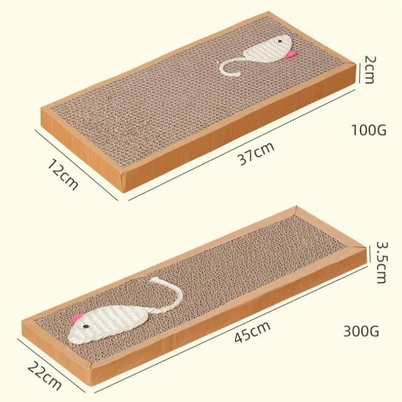 Pet Cat Scratching Board Cats Cardboard Mat Scraper Grinding Claw Toys for Scratcher Cat Furniture Protector Cats Accesorios