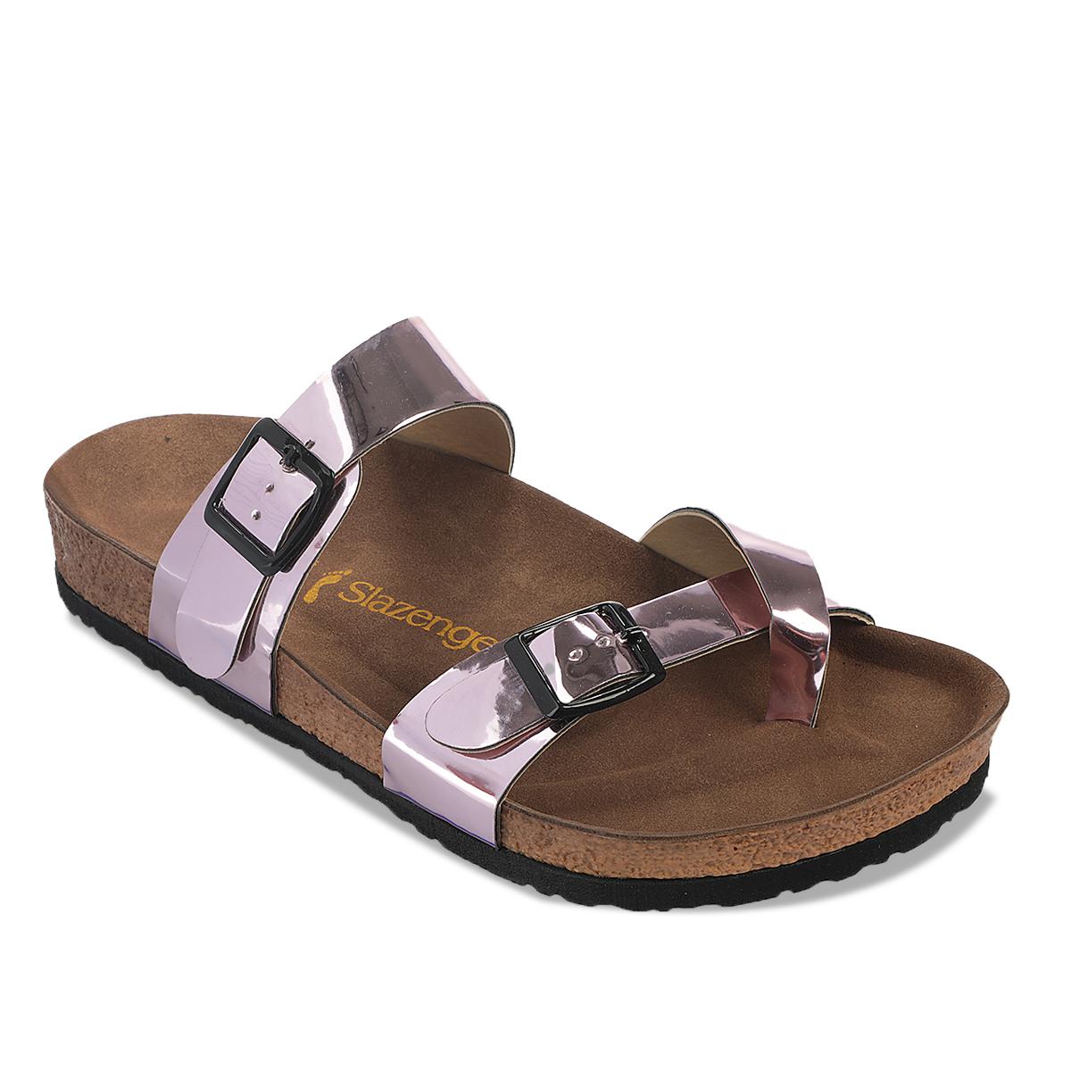 

LARA-Pink Patent Leather Women s Slippers 36 розовый