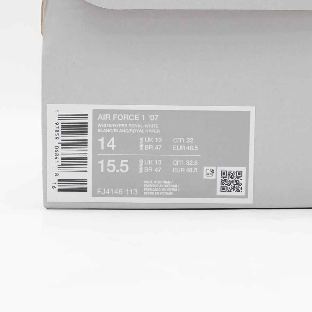 FJ4146-113 Nike Air Force 1 Low Hyper Royal (Men's)