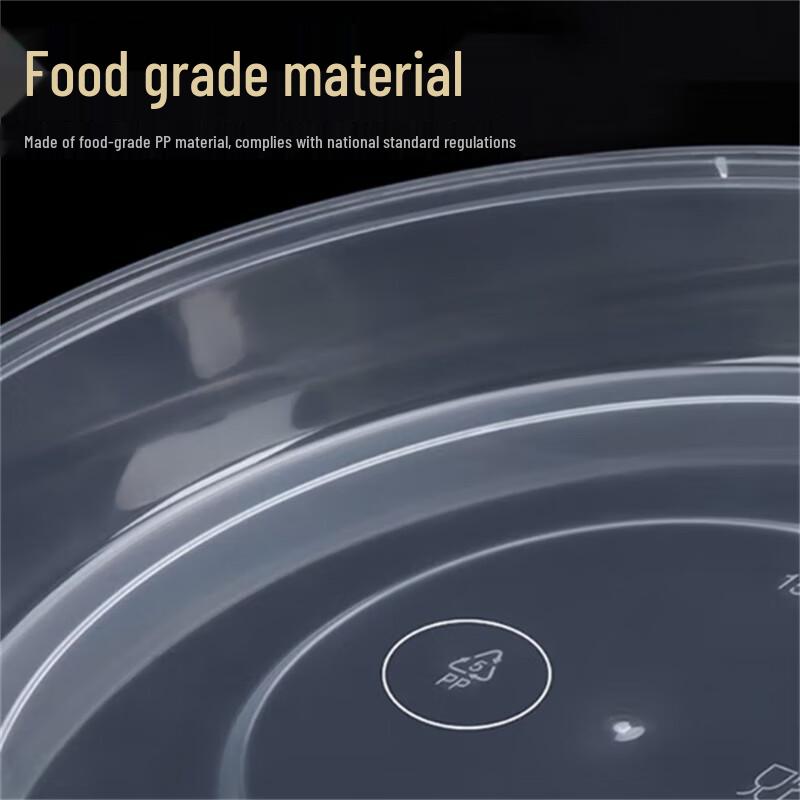 Disposable Round Plastic Food Bowl with Lid