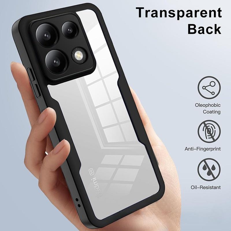 360 Full Body Phone Case For Xiaomi Redmi Note 13 Pro 5G 12 11 10 9 9S Redmi 9 9A 9C 10 12 13C Built Screen Protector Cover