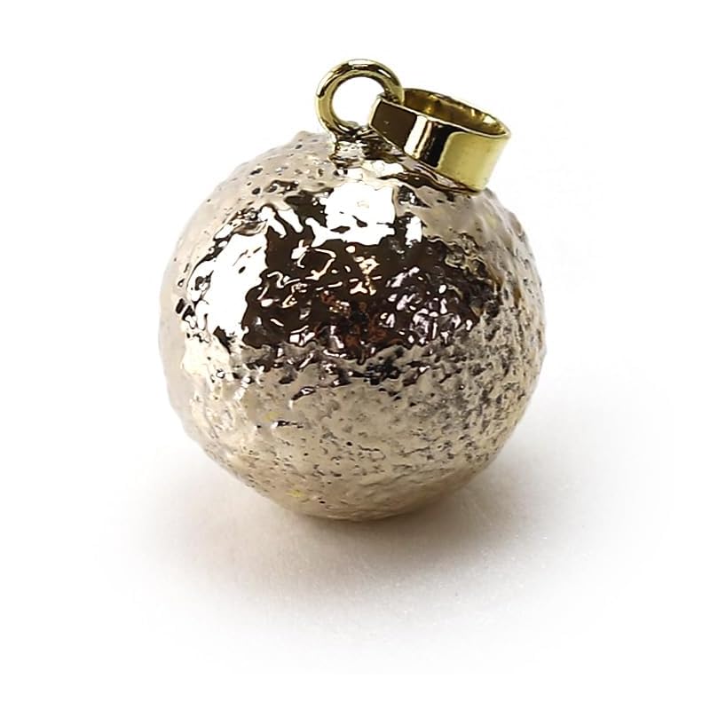 

[Gamelan ball specialty store] Gamelan ball SENANG(M) BRASS Keychain with crab hook pendant top Made of brass present