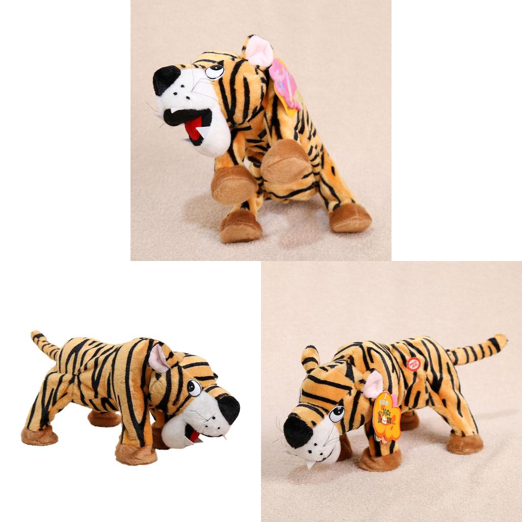 Plush Tiger Toy With Pp Cotton Filling For Children And Kids Gift