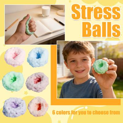 Sensory Stress Relief Toy Set Soft Squeeze Fidget Toys for Anxiety and Focus Durable Material for Kids and Adults