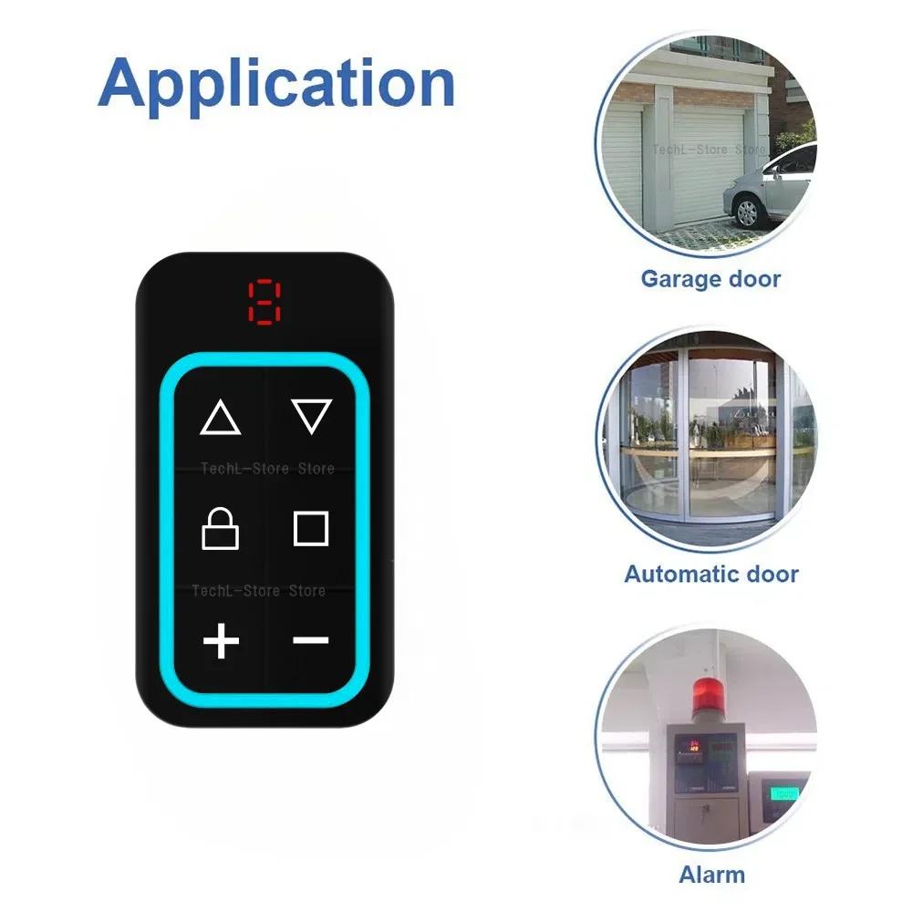 8-Ch Rechargeable Gate Remote Cloner Multi-Frequency 310-915MHz Type-C Universal Duplicator
