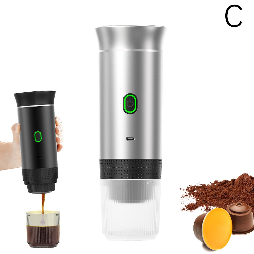 NewPortable Electric Capsule Coffee Machine American Italian Pump-pressure Compact and Concentrated Car Travel Home New Model