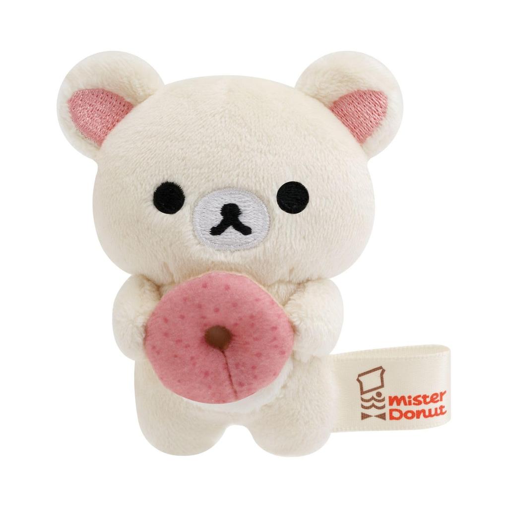 x Mister Mini Plush Toy Korilakkuma Strawberry Ring "Rilakkuma Donut"